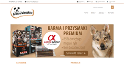 Desktop Screenshot of kraina-zwierzaka.pl